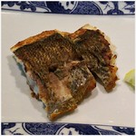 石心亭 - 本日の魚(イサキ)