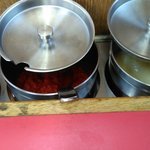 山岡家 - 豆板醤とニンニク