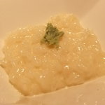 ザ キッチン カンラ - ワサビ風味のパルメザンチーズのリゾット