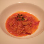 エノテカ・オルモ・デル・カウカソ - ハチノスのトマト煮込み