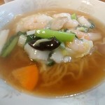 周香港飯店 - エビラーメン(2018.06)