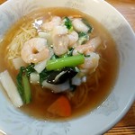 周香港飯店 - エビラーメン(2018.06)