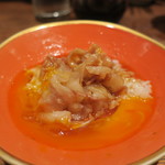 鳥茂 - 豚肉のすき焼き2