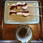 峯の茶屋 - いも串500円