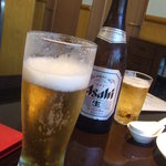 中国酒菜　暢暢 - 生ビール・瓶ビール 550円