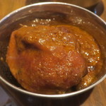 スパイスドランカー やぶや - ミールスのオプション品のエッグカレー