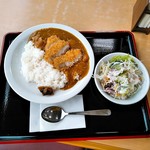 かあさんのおむすびの店 - 日替わりランチ（ミニカツカレー）
