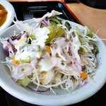 かあさんのおむすびの店 - 新鮮野菜サラダ