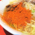 ラーメン二郎 - 一味投下～♪