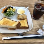 ぱんカフェ ブルーミング 阿倉川SS - アイスコーヒーモーニング  270円