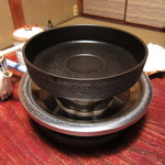いし橋 - 年季のはいったすきやき鍋