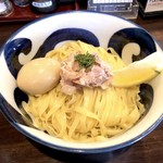 九十九里煮干つけ麺 志奈田 - 純濃煮干味玉つけ麺 中盛の麺