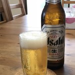 ガーデンカフェ ブリッジ - ドリンク写真:朝からいただけるビールって幸せ感満点です！（２０１８．６．２９）
