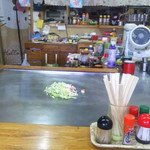 ふくや - 光り輝くステンレスのようなの鉄板！