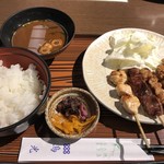 Torimitsu - 串焼定食 950円
