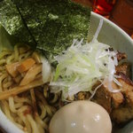 破顔 - ぽぱいさん注文の”特製汁なし（醤油）”