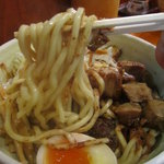 破顔 - 三河屋製麺特製の極太麺