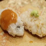 赤坂 詠月 - 鱧湯引き二種