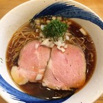 Chuuka Soba Oshitani - 南高梅と鰹の冷やしそば 800円（2018年6月）