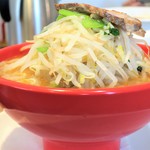 鶏白湯麺飯 暖家 - ヤング麺（大）＋やさい増し