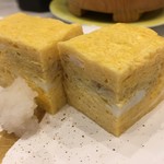 回転寿司 たいせい - プルプルしちゃう厚焼き玉子(ブレむり)