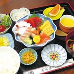 Sushi Tatsu - ランチ　刺盛セット