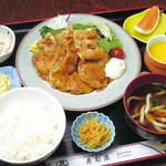 Sushi Tatsu - ランチ　しょうが焼きセット