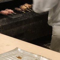 焼鳥 おみ乃 - 焼き台