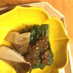立場割烹 SSAW - 山椒が効いたお浸しでした