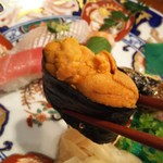 玄海鮨 - ウニです  これも甘い