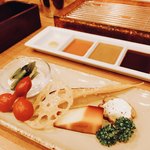 ワインと串カツ GINZA 六覺燈 Vin - 前菜の盛り合わせ