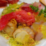 ビストロ アオキ - ジュレの下には魚介が5種類も！