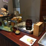 喫茶 むぎまめ舎 - コーヒーはこんな感じで入れてます。