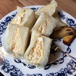喫茶 むぎまめ舎 - たまごサンド 600円