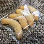 喫茶 むぎまめ舎 - ヴァニラキプフェルン ホロホロした口当たりのバタークッキー 200円