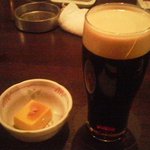 ビール&お通し