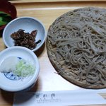 手打ちそば処つげ 春月庵 - ざるそば(大盛)1000円
