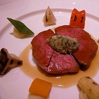 OTTO SETTE - 肩ロース炭火焼をわさびピュレ
