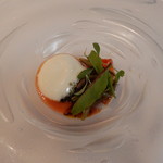 モトイ - 大原野菜のガスパチョと百合根のエキュム