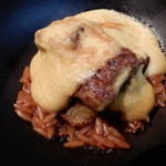 モトイ - 加茂茄子と甲殻類のリゾーニ