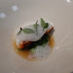 モトイ - マハタのポワレ　豆のナージュ