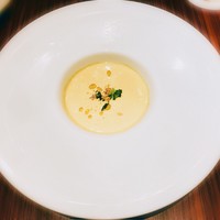 RISTORANTE Orobianco - モロコシの冷製スープ(´౿`)