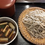 そば処 松屋 - 鴨汁せいろ@1,080円 大盛り(+150円)