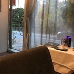 ル・ヴァンキャトル - 店内から外を