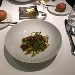 ル・ヴァンキャトル - スズキとホワイトアスパラと旬の野菜