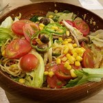 ハシヤ - シメジサラダスパゲッティ