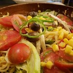 ハシヤ - 大盛サラダか？スパゲッティか？