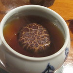 虎穴 - タケノコと椎茸の蒸しスープ