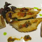 レストラン リューズ - アワビを広げたところ