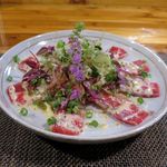 和飲食堂 - 県産山羊のカルパッチョ
